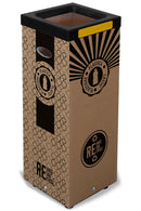 Contenitore per Rifiuti Plastica Cover Superiore in Plastica 39x39x 83,4 cm in Cartone   