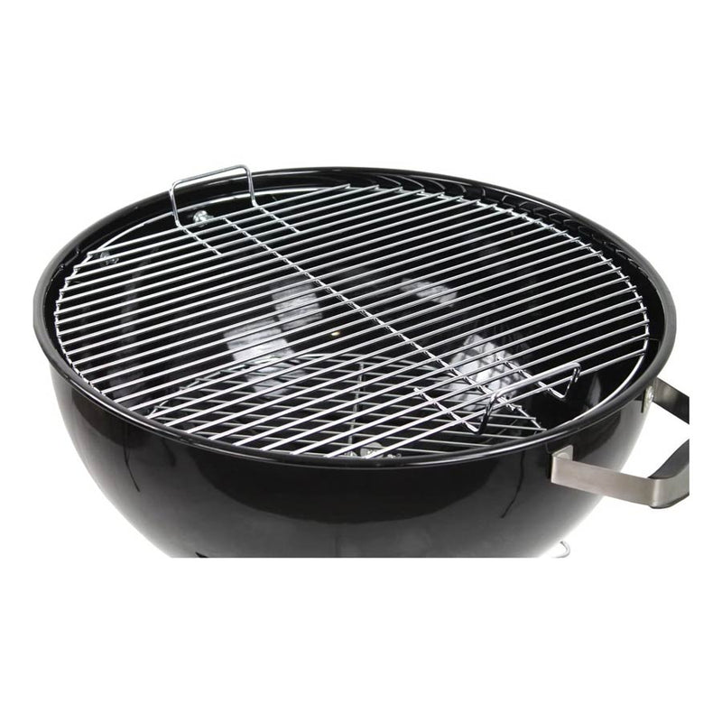 Barbecue a Carbone Carbonella Ø57 cm con Ruote Ketty Nero