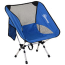Sedia da Campeggio Pieghevole con Sacca da Viaggio 58x49x64 cm  TravP Blu