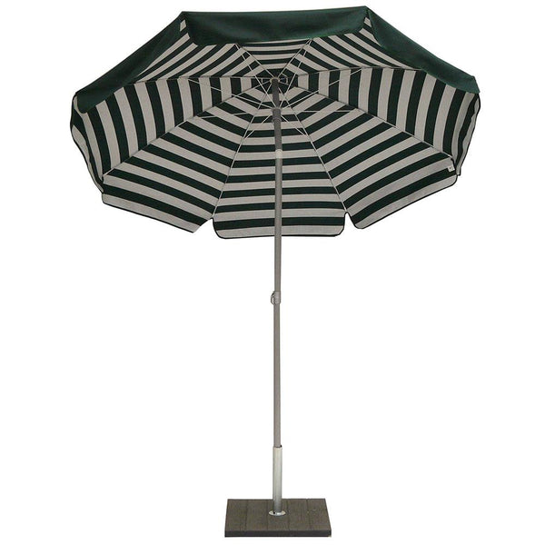 acquista Stahl Sonnenschirm Ø200cm Maffei Venezia Duplex Grün/Weiß und Grün