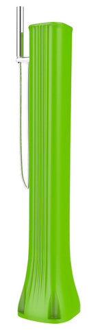 Mini Doccia Solare da Giardino Lavapiedi Miscelatore e Doccetta Mobile Arkema Happy Go Verde chiaro