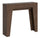 Consolle Allungabile 90x25/181 cm Pannelli in Nobilitato Narrow Noce