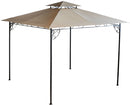 Gazebo da Giardino in Metallo 3x3xh2,8m Riccioli