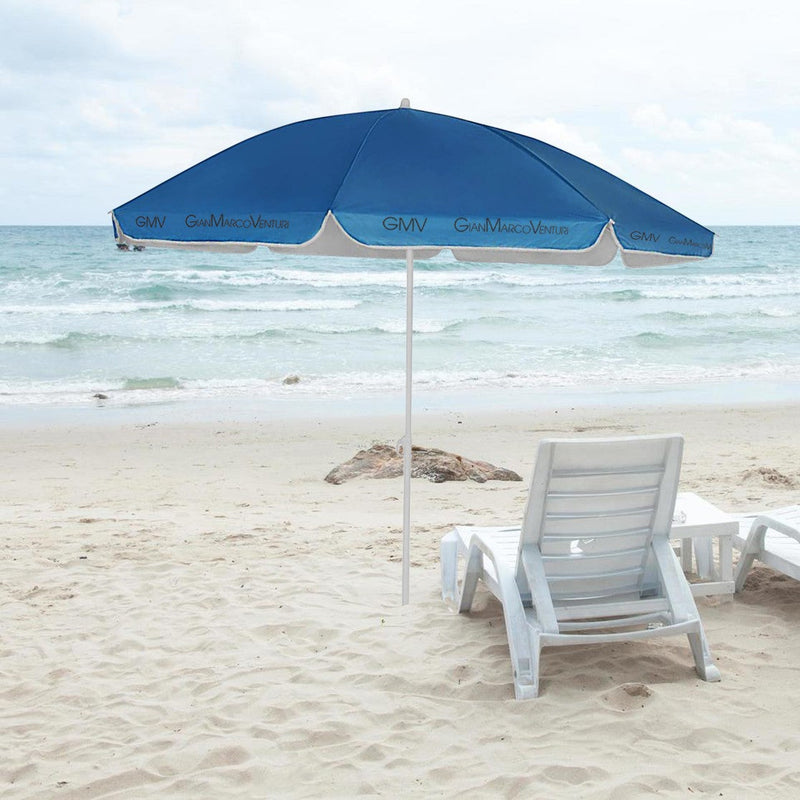 Ombrellone da Giardino Ø160 cm Palo Ø32 mm Gian Marco Venturi Azzurro