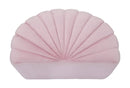 Puff Shell Rosa 80x54x42 cm in Legno Spugna e Poliestere Rosa