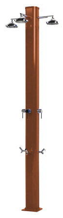 Doccia da Giardino a 3 Soffioni Miscelatore e Lavapiedi Arkema Big Jolly Oro Van Gogh