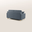Divano Letto 2 Posti 160x94x97 cm in Tessuto Blu