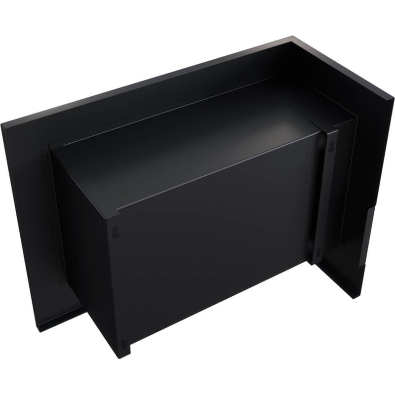 Camino a Bioetanolo da Incasso 60x48 cm Flig Tampa Nero Angolo a Sinistra