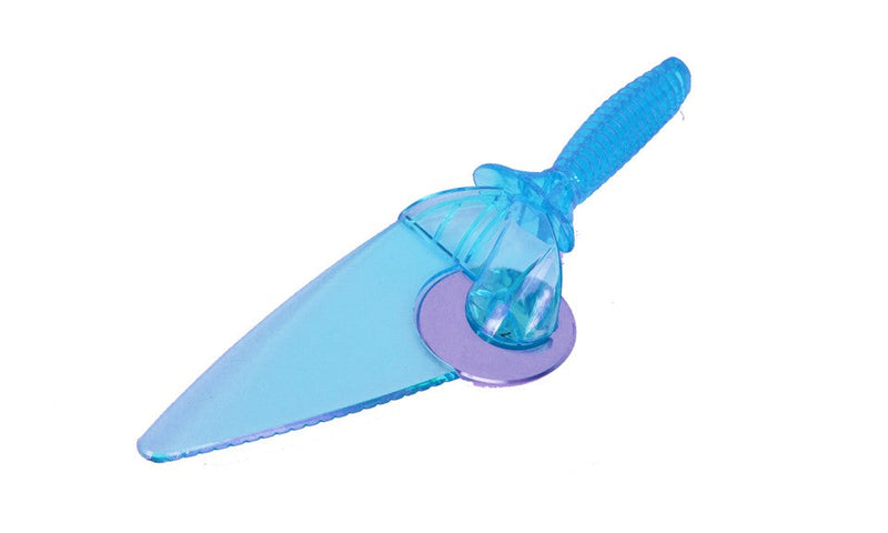 Paletta e lama rotante taglia pizza 2 in 1 in accio inox Taglia e Servi Celeste