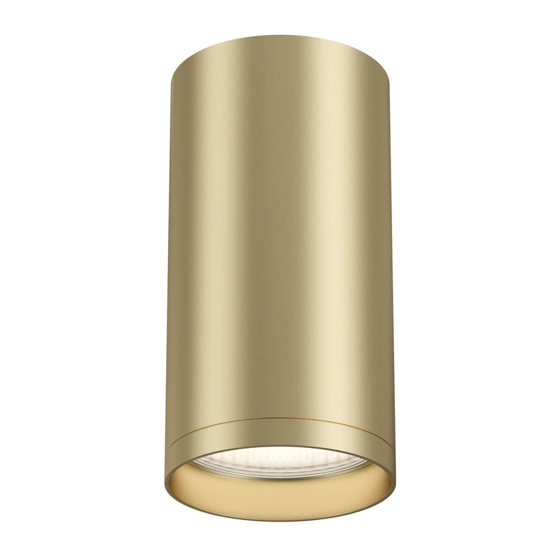 Plafoniera Ceiling & Wall in Metallo FOCUS S Opaco Oro