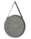 Orologio da Muro 40x6x66 cm Timeline in Legno Grigio