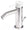Einhebel-Bidet-Mischbatterie aus Edelstahl mit Perlengriff