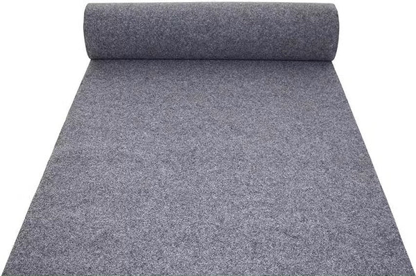 Tappeto Passatoia da Esterno/Interno 1x30m in Polipropilene Rubino Grigio sconto