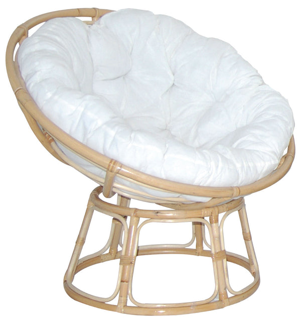 Gartensessel Ø100 cm aus Manao Cane mit Morel Papasan Kissen sconto