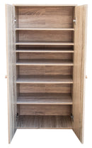 Mobiile 2 Ante 7 Ripiani 55x34x112 cm in PB Sonoma