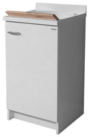 Mobile Lavatoio 45x50x85cm Anta Asse in Legno Montegrappa Marella Bianco Destra con Cesto