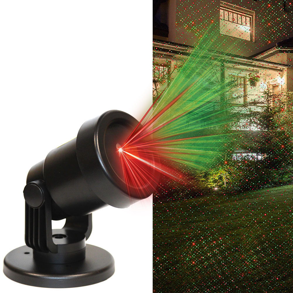 2 Farblaserprojektor-Weihnachtslichter für...