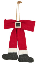 Fiocco di Natale in panno per porta cm 48x6xh53