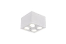Plafoniera da Interno  GU10 in Metallo Bianco Opaco