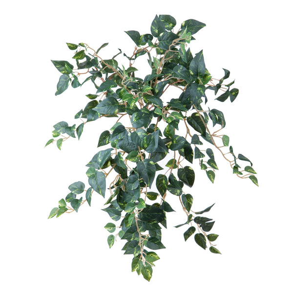 Set 2 Fallender Mini Künstlicher Efeu mit 302 Blättern H50 cm Grün sconto