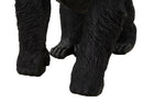 Statua Gorilla 35x37,5x21,5 cm in Poliresina Nero