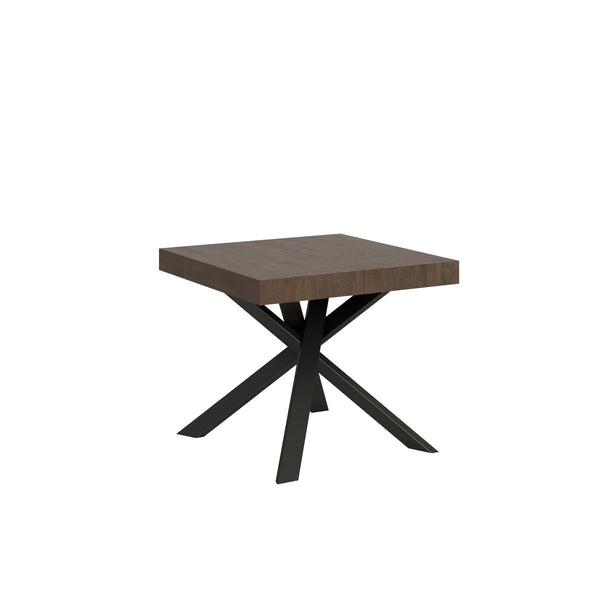 Tavolo Allungabile 90-194x90x77 cm Clerk Noce acquista