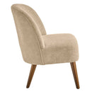 Poltrona Relax in Legno e Tessuto Colore Beige Modello Petty 52x58x71H cm