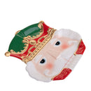 Set 2 Vassoi Natalizi Schiaccianoci 28,5 cm in Ceramica