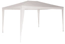 Gazebo da Giardino 2x3m in Metallo Copertura in Plastica Morel Parasole Bianco