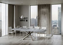 Tavolo Allungabile 180-440x90x77 cm Volantis Premium Cemento Telaio 4C 