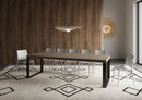 Tavolo Allungabile 160-420x90x77 cm Tecno Premium Tortora Telaio Antracite 