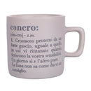 Tazzina Caffè Zodiaco "cancro" Ø6x6,5 cm in Bone China VdE Tivoli 1996 Beige