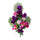 Set 3 Fiori Artificiali Frontale Iris Calle 52 cm