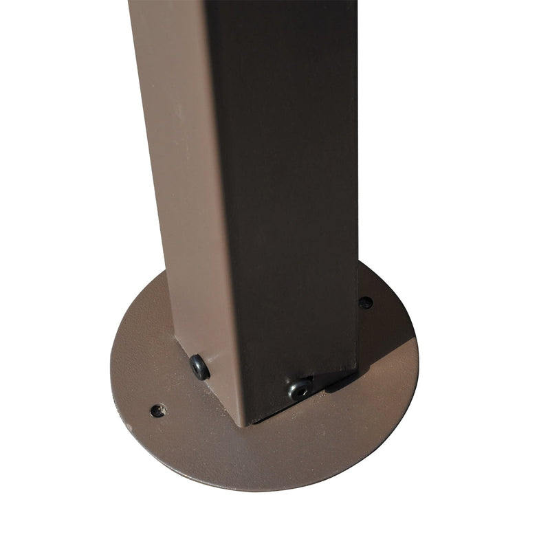 Gazebo da Giardino Impermeabile con Pannelli Laterali Beige 3x3m 