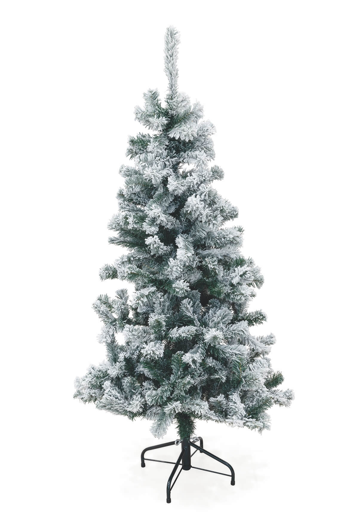 Schneebedeckter künstlicher Weihnachtsbaum...