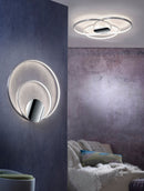 Plafoniera da Interno a LED in Alluminio Alluminio Spazzolato