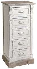 Cassettiera in Legno 5 Cassetti Stretto Provenza