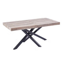 Tavolo da Pranzo Allungabile 200x76x90 cm in Legno Nobilitato Rovere