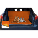 Salvabaule Auto per Cani Gatti Doubleface arancio/giallo