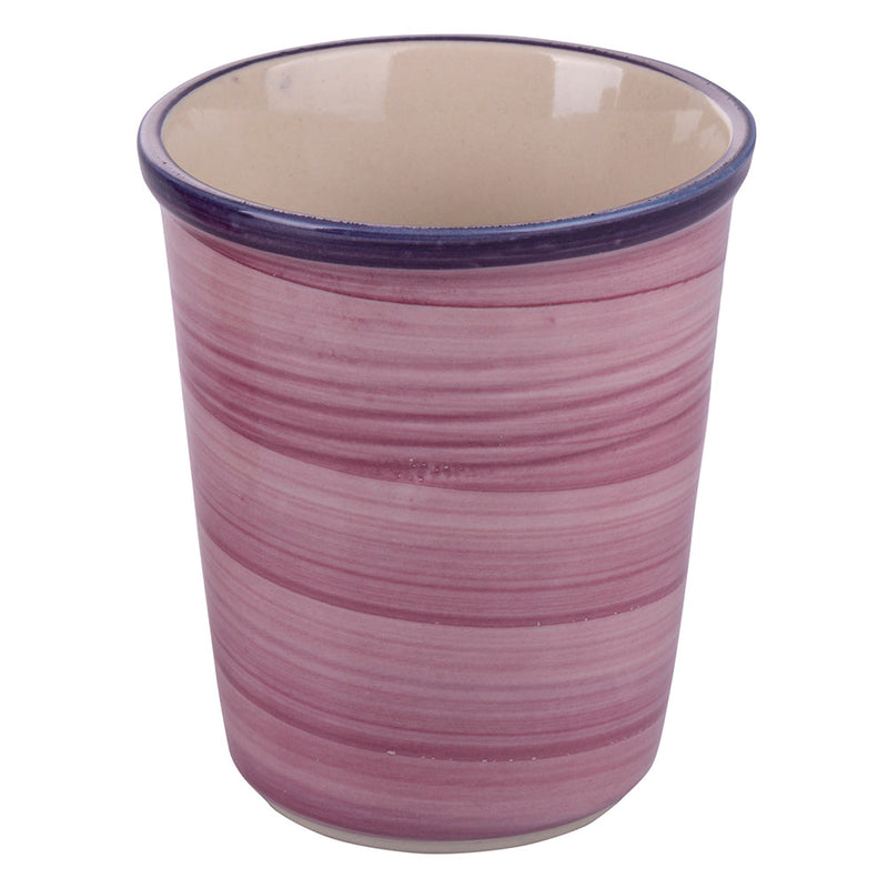 Set 6 Bicchieri Acqua Baita Provence in Ceramica VdE Tivoli 1996 Rosa