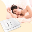 Coperta Termica Elettrica Matrimoniale 120W in Poliestere Bianco