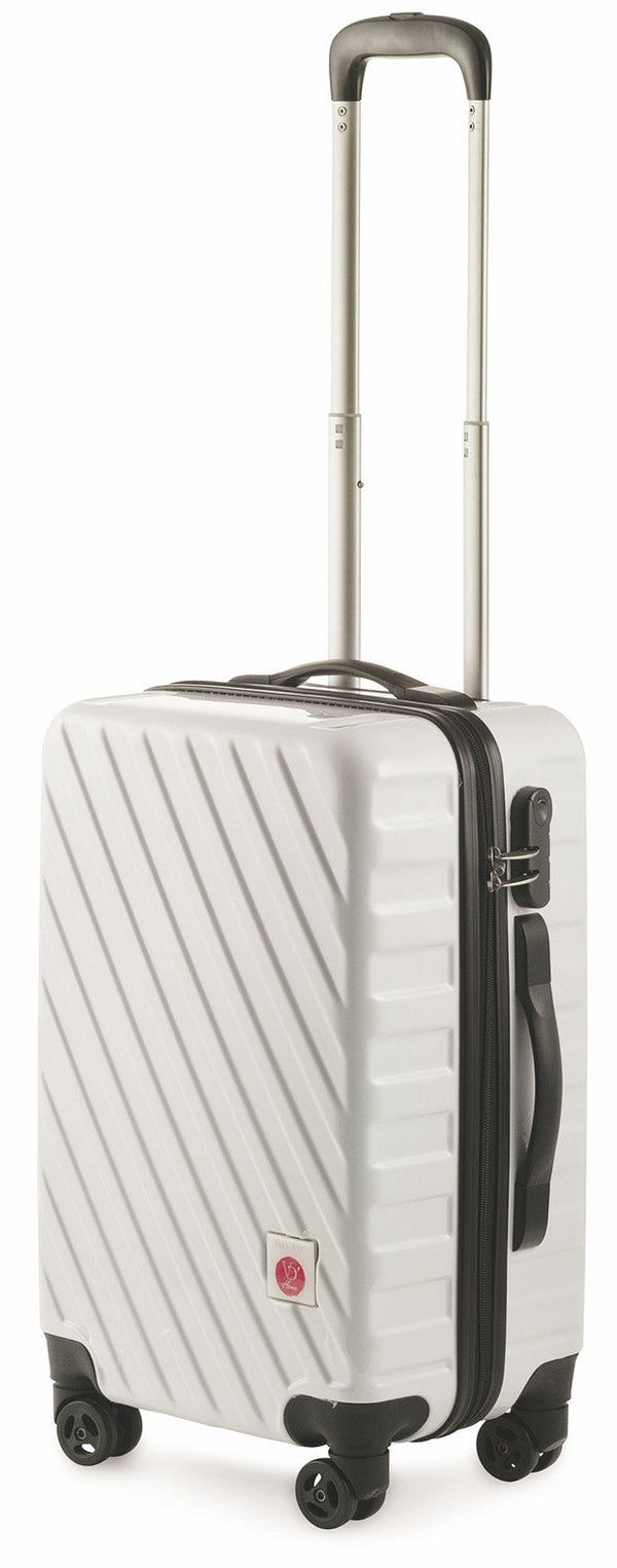 sconto Trolley Handgepäck Starr Polycarbonat 4 Rollen TSA Soriani Weiß