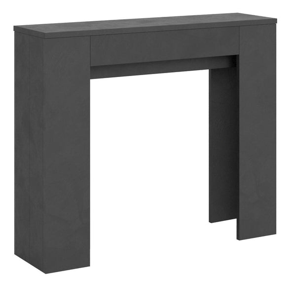 Consolle Allungabile 90x25/181 cm Pannelli in Nobilitato Slick Antracite online