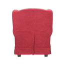 Poltrona Bergere 103x87x84 cm in tessuto bordeaux