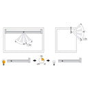 Barra Appendiabili per Armadio a Batteria 100,8-115,8 cm con LED Bianco Naturale e Sensore di Movimento Emuca Moka
