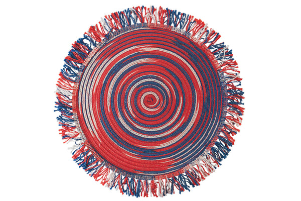 Set mit 6 runden Tischsets mit Fransen Ø44 cm Villa d'Este Home Tivoli Santiago acquista