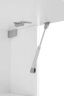 Parete Attrezzata Soggiorno 280x30x180 cm Maruska n°10 Bianco Lucido