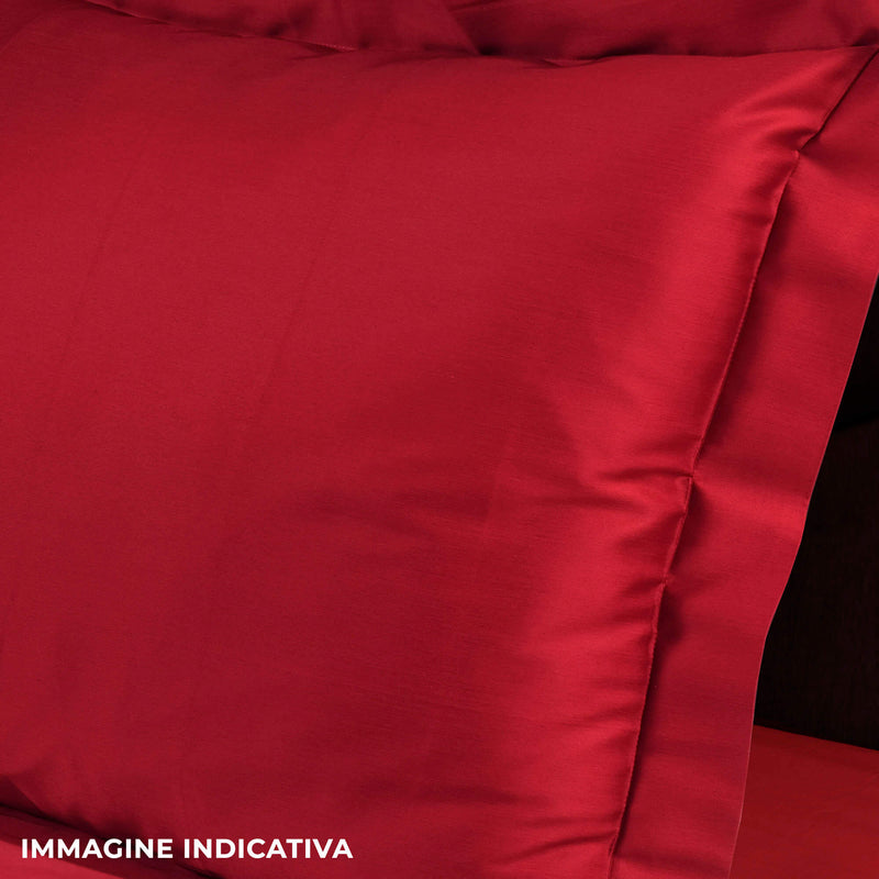 Copripiumino Matrimoniale con Sacco e Federe Tinta Unita Garrini Clarice Sabbia