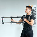 Power Twister Estensore per Pettorali a 4 Molle con Resistenza da 10 a 50 kg in Acciaio Inox Nero
