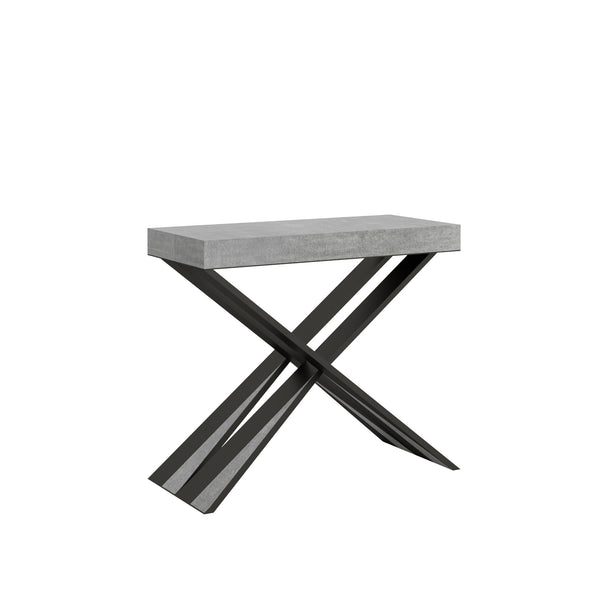 prezzo Consolle Allungabile 90-300x40x77 cm in Nobilitato Grigio
